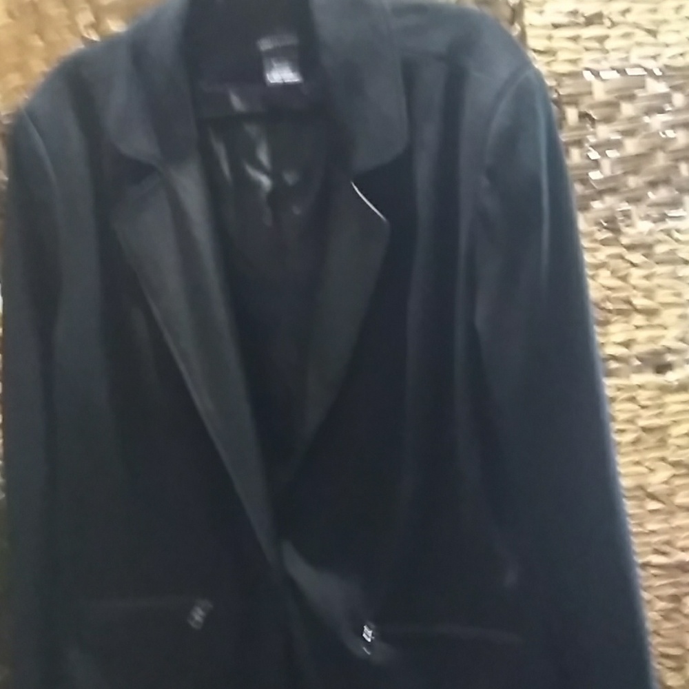 For Sale.Ashley Stewart Black Jacket w/faux pocket